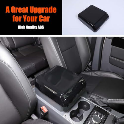 Armrest Box Cover Center Console Pad Compatible with INEOS Grenadier 2020 (Glossy Black)