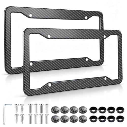 Carbon Fiber License Plate Frames (Carbon Fiber Wide)