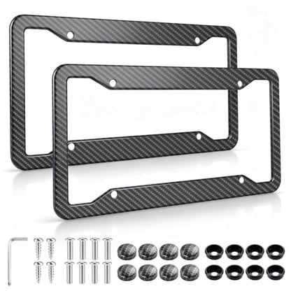 Carbon Fiber License Plate Frames (Carbon Fiber Wide)