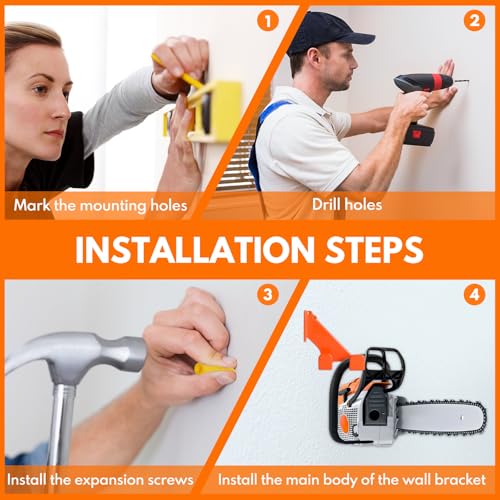 Chainsaw Hanger (orange)
