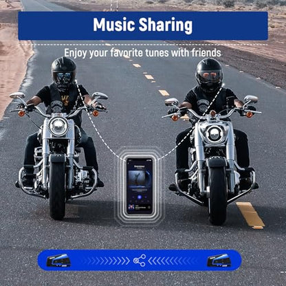 B4FM Motorcycle Bluetooth Headset (B4FM Dual Pack)