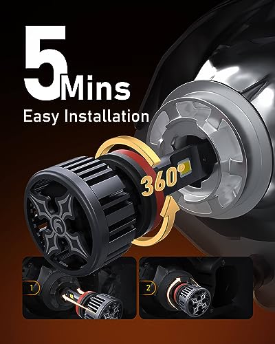 2026 40000LM 9007 HB5 Dual Beam LED Bulbs (9007/HB5)