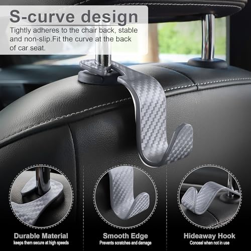 Car Purse Hook (Gray-CF)