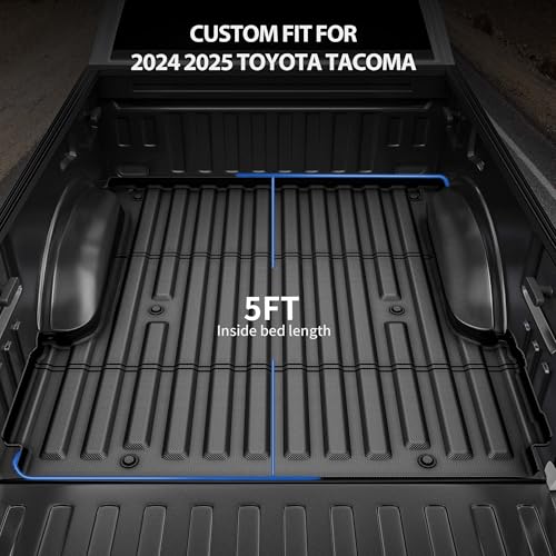 Truck Bed Mat Fit for 2024 (24-26 Tacoma Bed Mat 5FT)