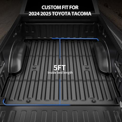 Truck Bed Mat Fit for 2024 (24-26 Tacoma Bed Mat 5FT)