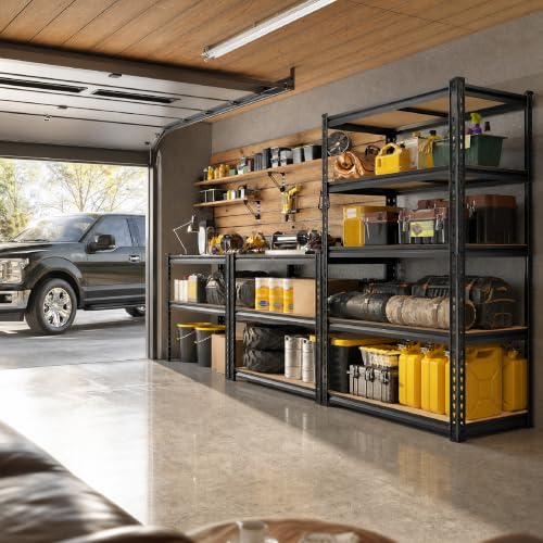 2 Pack Storage Shelves Adjustable and Wobble