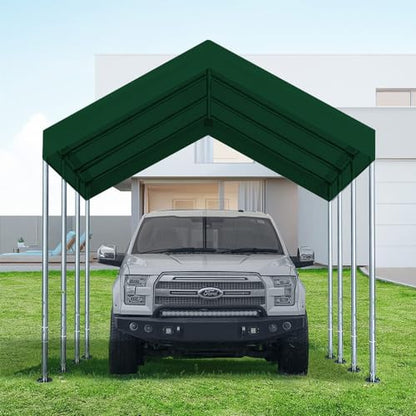 10'x20' Carport Canopy Replacement Cover Green (Green / 10'x20')