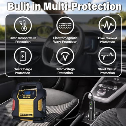12V Car Charger for DEWALT DXAEJ14 DXAEPS2 1400 2800 Peak Amp Jump Starter