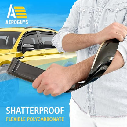 Extra Durable Window Deflectors in (For Volkswagen Tiguan 18-24)
