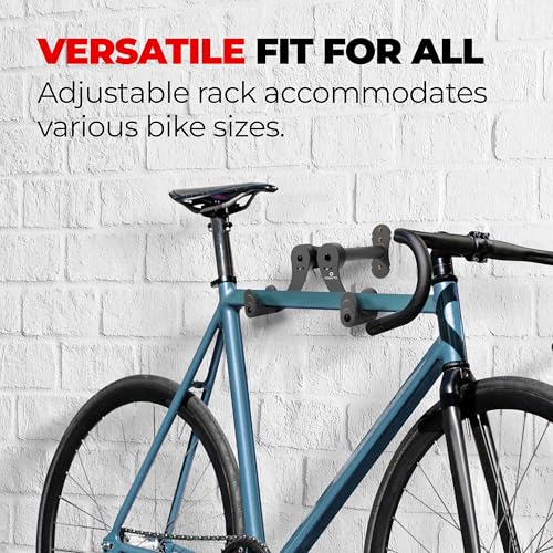Bike Rack for Garage Wall Mount (Black / Pack of 1)
