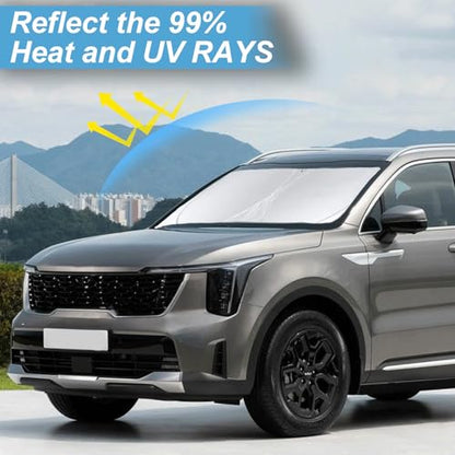 Windshield Sunshade for 2021 (for 2021-2026 KIA Sorento)