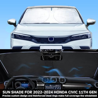 Sunshade for Honda Civic 2022 (Fit for Civic 2022-2025 2026)
