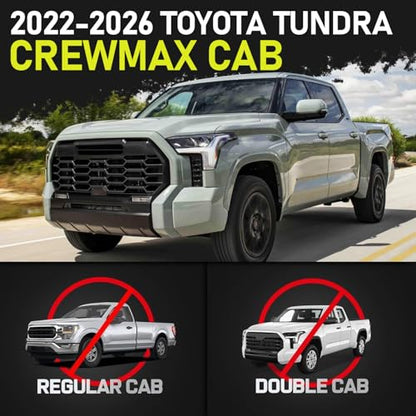 Running Boards Compatible with 2022 (22-26 Tundra Crewmax Cab)