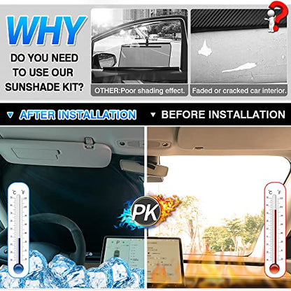 Windshield Sun Shade for Ford Bronco Sport 2021 (Window Sunshade for Ford Bronco 21-24)