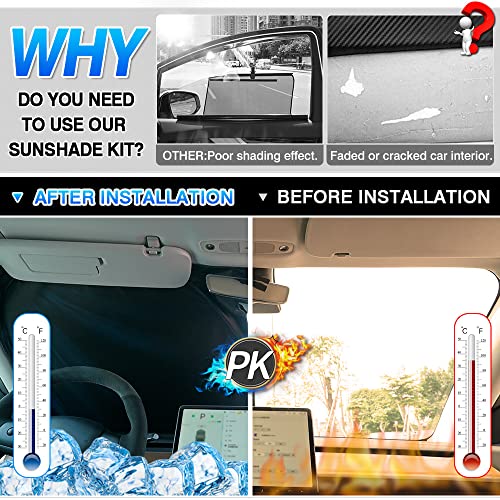 Windshield Sun Shade for Toyota Camry 2018 (Window Sunshade for Toyota Camry 18-24)