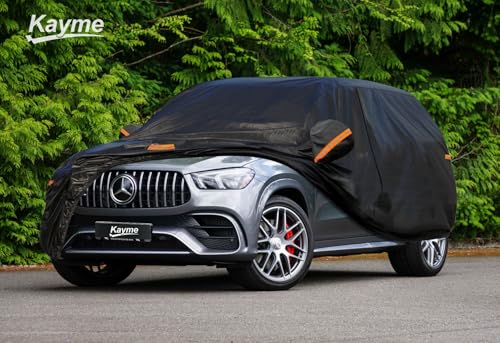 7 Layers Waterproof SUV Car Cover for Mercedes Benz GLE 2015 (PE-Black / Custom Fit Mercedes Benz GLE)