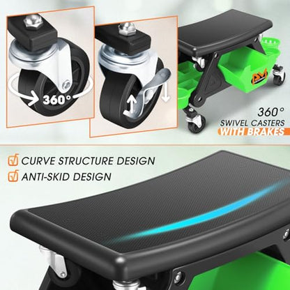 Mechanic Stool (Green)