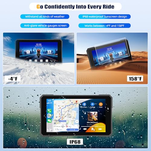 CarPlay Screen for Motorcycle