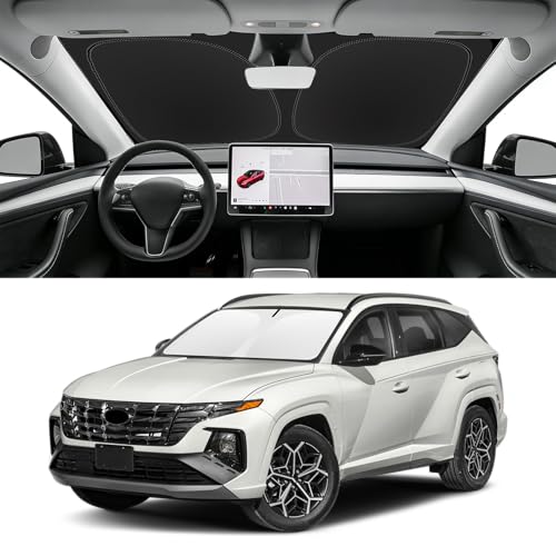 Custom Fit Windshield Sun Shade for Hyundai Tucson 2022 (for 2022-2026 Hyundai Tucson)