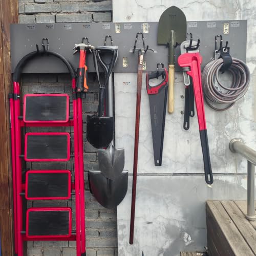 Super Heavy Duty Garage Wall Hooks 18 Pack (Black / 16)