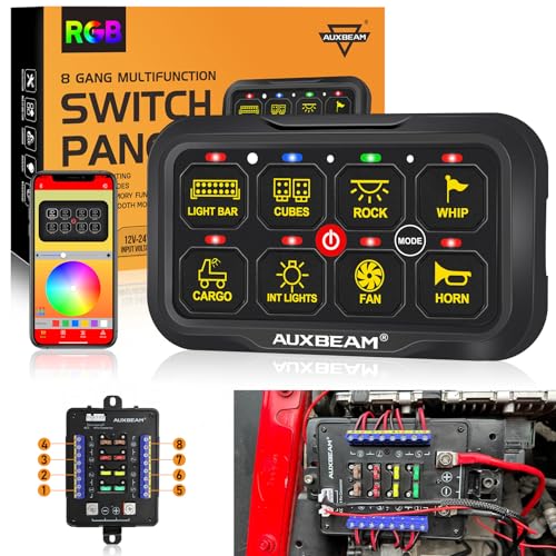 8 Gang Switch Panel Bluetooth AR (8 Gang Bluetooth Switch Panel (TWO Sides Output))