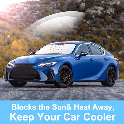 Sun Shade for Le xus is Sedan (Lexus is Sedan (NOT for Le xus RX, ES)2014-2020)