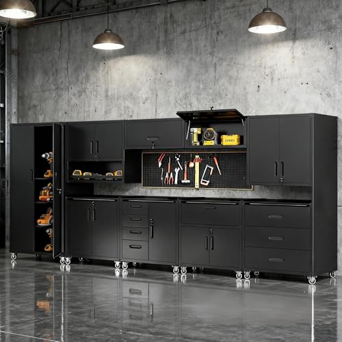 Garage Storage Cabinet System (Black)