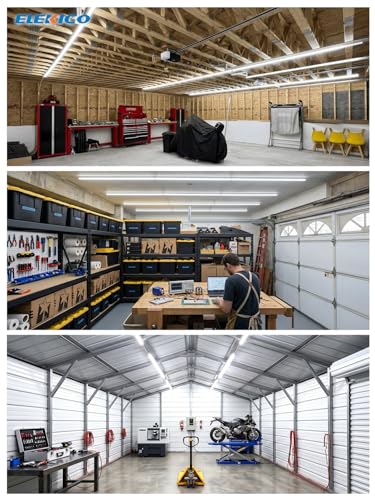60W Led Shop Lights 4FT Hanging&Surface Mount Linkable 10pack for Shop (4FT-W-60W-10PACK)