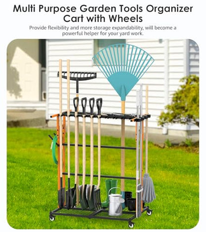 Garage Organization with Wheels (Orange)