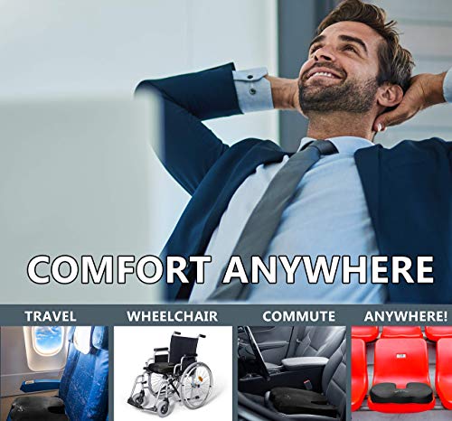 Premium Comfort Seat Cushion (Black)