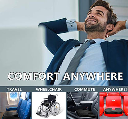 Premium Comfort Seat Cushion (Black)