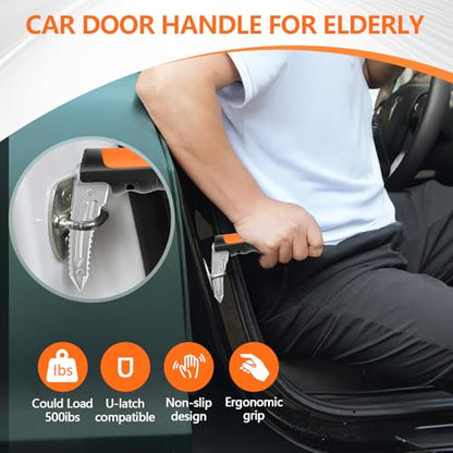 Car Door Handle for Elderly (Orange)