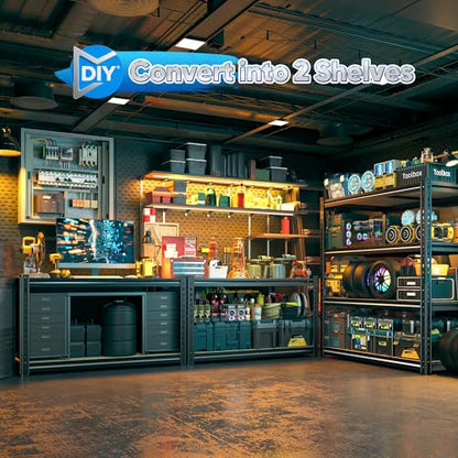 40" W Garage Shelving for Garage (40" W x 16" D x 60" H)