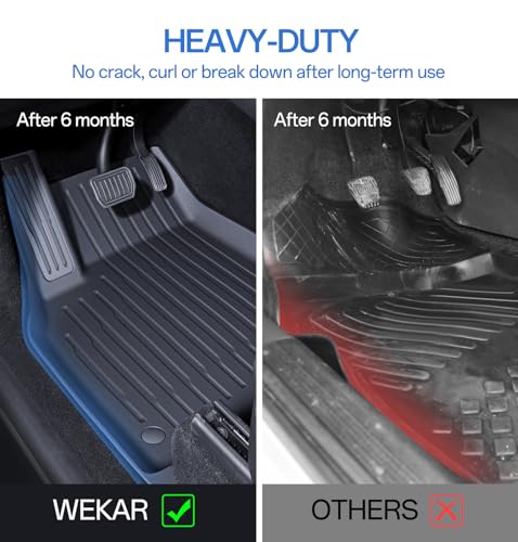 Floor Mats Fit for Model Y 2026 (3 PCS for Model Y 2025-2026 Juniper 5-Seat)
