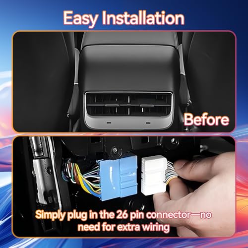 8.66 Inch Rear Screen Compatible with Tesla Model Y 2019