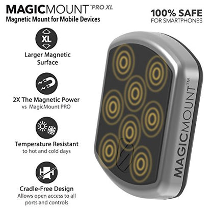 MPTFM MagicMount Pro Magnetic Car Phone Holder (1 Pack / 3M Flush)