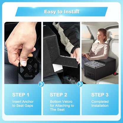 Center Console Universal for Trucks (Black)