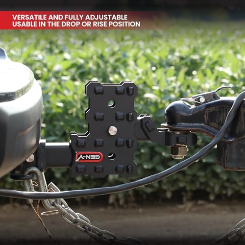 Solid Shank Adjustable Tow Hitch with Dual