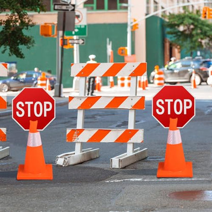 6 Pcs Stop Signs 12x12"
