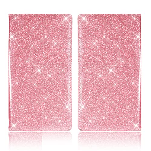 Car Registration & Insurance Card Holder (Glitter Pink)