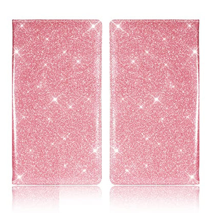 Car Registration & Insurance Card Holder (Glitter Pink)