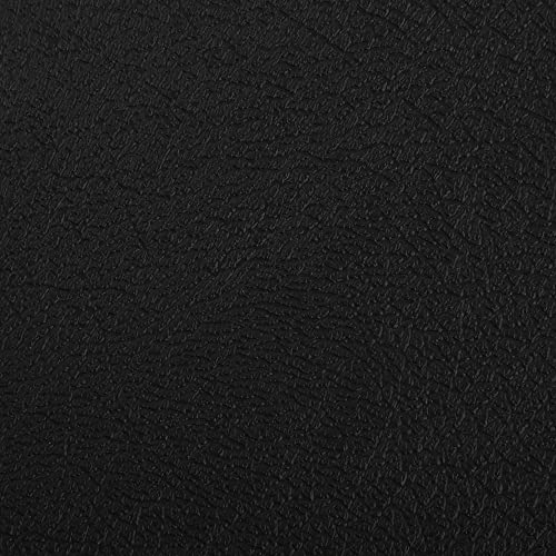 Seamless Sheet Vinyl Shed Flooring Cover with Bonded Fibrous Backing (8' x 10' / Midnight Black)