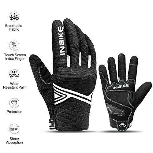 Motorcycle Gloves Breathable Mesh Touchscreen Hard Knuckles (White / Small)