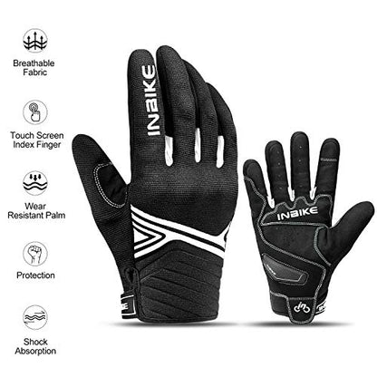 Motorcycle Gloves Breathable Mesh Touchscreen Hard Knuckles (White / Small)