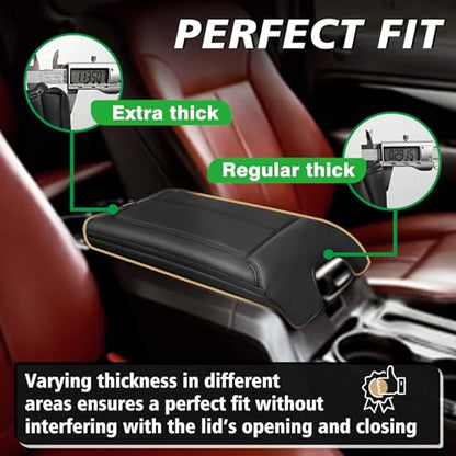 Armrest Cover for Ford F (2) 09-14 |F150| Bucket Seat, +Thick)