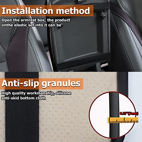 Car Center Console Pad (Beige)