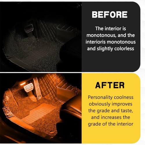 Car Interior LED Lights (Orange)