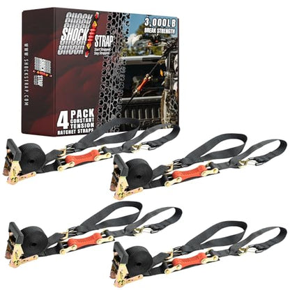Ratchet Strap (4 Pack / 7' x 1.5")