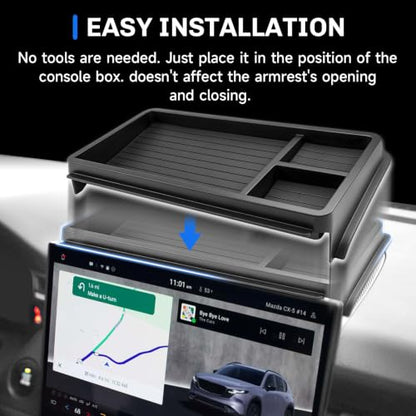 for 2026 Mazda CX5 Dashboard Organizer Tray [Only for Basic 12.9