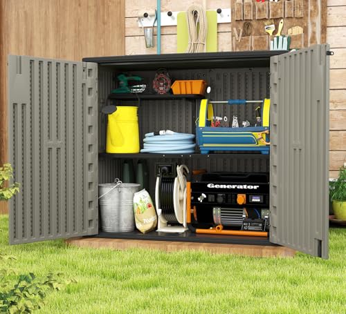 Outdoor Storage Shed 37 Cu.Ft (Shallow Brown / 37 Cu.ft)